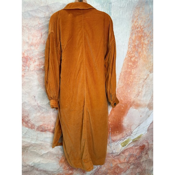 Free People Jenna Cord Trench Coat - Picture 8 of 9